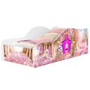 Ver imagem 1 de Mini Cama Infantil 148x68cm Personagens Carruagem Rosa Z53 - Mpozenato