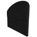 Ver imagem 4 de Cabeceira de Cama Box Estofada 120 Cm Viúva Decoração Serena Organico Curva Boucle