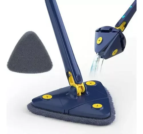 Rodo Mop Mágico Triangular Giratório 360º