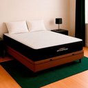 Ver imagem 1 de Cama Box Casal Marrom e Colchão Orthopedic D33 Vstore
