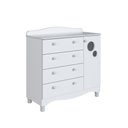 Ver imagem 7 de Quarto Infantil com Cama Montessoriana Guarda Roupa e Cômoda Cor:branco