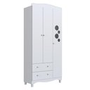Ver imagem 5 de Quarto Infantil com Cama Montessoriana Guarda Roupa e Cômoda Cor:branco