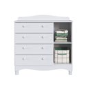 Ver mais imagens de Quarto Infantil com Cama Montessoriana Guarda Roupa e Cômoda Cor:branco