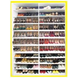 Sapateira Colméia Expositor Sapatos Loja Closet - 2