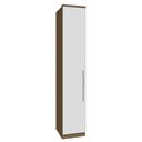 Ver imagem 1 de Guarda Roupa Modulado 01 Porta 43cm com 234cm Altura Setiba - Carvalho/Branco