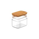 Ver imagem 4 de Pote Hermético Retangular com Tampa de Bambu - 650ml ou