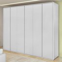Ver imagem 1 de Guarda-roupa Casal 100% Mdf 6 Portas Easy Like Branco