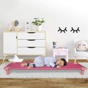 Ver imagem 4 de Kit com 5 Caminha empilhavel Acrimet soneca creche 713 rosa