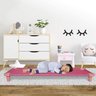 Kit com 5 Caminha empilhavel Acrimet soneca creche 713 rosa - 4