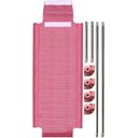 Ver imagem 3 de Kit com 5 Caminha empilhavel Acrimet soneca creche 713 rosa