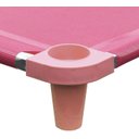 Ver imagem 2 de Kit com 5 Caminha empilhavel Acrimet soneca creche 713 rosa