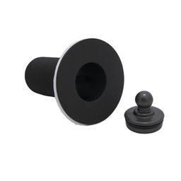 Válvula Banheiro Lavatório Industrial Rustico Preto Fosco - 4