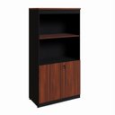 Ver imagem 2 de Estante Armário 160cm para Escritório com 2 Portas Puxadores Cava Corporate F5