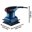 Ver imagem 3 de Lixadeira Orbital Bosch Gss 140 220w Profissional 127v/220v