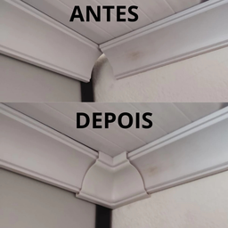Cantoneira P/moldura Forro Pvc 25 Peças Interno Branco - 3