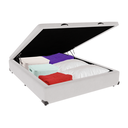 Ver imagem 1 de Cama Box Baú Casal Sintético Branco