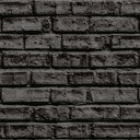 Ver imagem 2 de Papel de Parede 3d Adesivo Tijolo Preto Autocolante