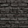 Papel de Parede 3d Adesivo Tijolo Preto Autocolante - 2