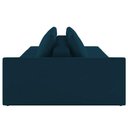 Ver imagem 7 de Sofá Ilha Modular com Puff para Sala Living 252cm Georgia K04 Veludo Azul - Mpozenato