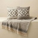 Ver imagem 3 de Kit Manta e Almofadas Decorativas para Sofá Imperial Caramelo - Nexta Casa