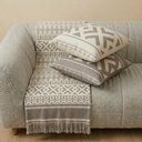 Ver imagem 1 de Kit Manta e Almofadas Decorativas para Sofá Imperial Caramelo - Nexta Casa