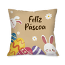 Kit com 4 Capas para Almofadas Decorativas Ovos de Páscoa Coloridos - 2