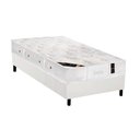Ver imagem 1 de Cama Box Solteiro: Colchão Molas Ensacadas Castor Pocket Kingdom Skin + Base CRC Courano White(
