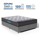 Ver imagem 3 de Cama Box com Colchão de Espuma D60 Double Face Guarda Costas Comfort Force Probel Queen 158cm