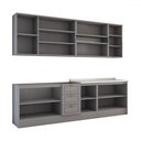 Ver imagem 5 de Cozinha Completa Dallas 11 Portas 3 Gavetas 100% Mdf Americana Cinza - Panorama Móveis