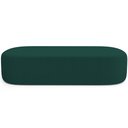 Ver imagem 3 de Kit 02 Puffs Decorativos Orgânicos para Living Quarto 140cm Doha W01 Bouclê Verde - Lyam Decor