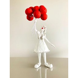 Escultura Palhaça. Palhaço. Decoração Artesanal. Feita À Mão - 1
