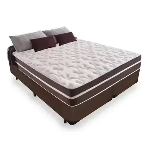 Cama Box Queen + Colchão Classic Queen Molas Superlastic (158x198x57) – Anjos