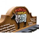 Ver imagem 4 de Placa Decorativa Porta-espetos - Churrasco e Cerveja