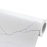 Papel de Parede Mármore Alba Pietra Branco Cinza Vinil Adesivo Impermeável Pia Box Mesa Banheiro - 6
