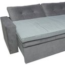 Ver mais imagens de Pillow Top para Sofá Reclinável 10cm 1200g-m² 180x90cm Cinza