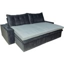 Ver imagem 1 de Pillow Top para Sofá Reclinável 10cm 1200g-m² 180x90cm Cinza