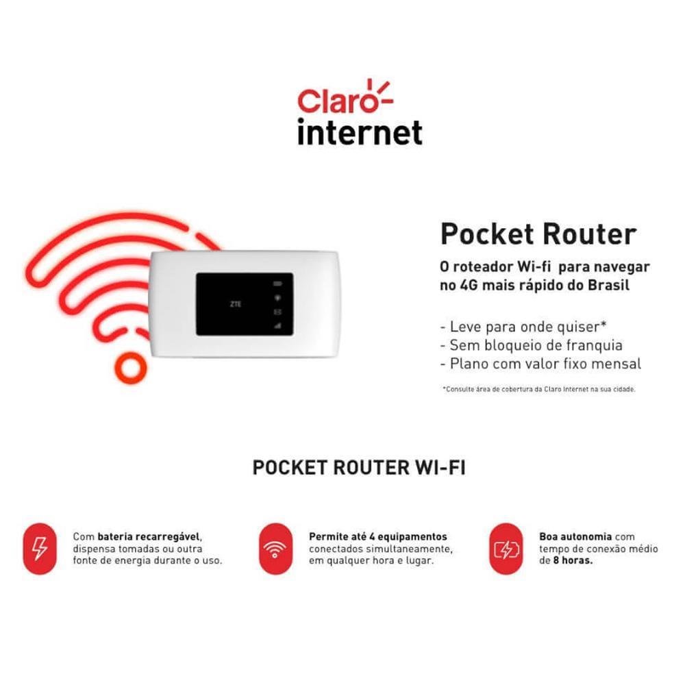 Mini Modem 4g Zte Mf920u - Roteador Wi-fi Portátil - 5