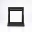 Ver imagem 2 de Vitro Janela 50x50 Aço Galvanizado Basculante sem Grade Max Ar Banheiro sem Vidro Preto Lh Móveis