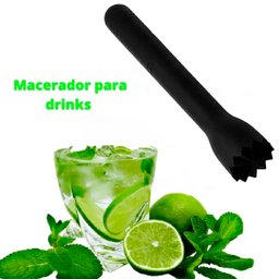 Kit 2 Socador D/drinks Caipirinha 25cm Plástico Profissional - 3
