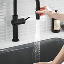 Ver imagem 3 de Misturador Monocomando Kohler Crue Bica Alta com Bico Extensível 22972br Preto