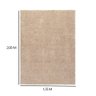Tapete para Sala Quarto Classic 1,35 x 2,00 M Grande Peludo Macio Mescla Bege - 5