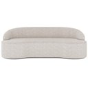 Ver imagem 3 de Sofá 3 Lugares Curvo Sala de Estar Living Lótus D02 Linho Cru 180 cm D-461 - Lyam Decor