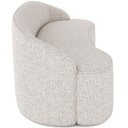 Ver imagem 6 de Sofá 3 Lugares Curvo Sala de Estar Living Lótus D02 Linho Cru 180 cm D-461 - Lyam Decor