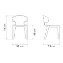 Ver imagem 5 de Cadeira Tramontina Marilyn em Polietileno Amarelo Tucano