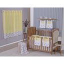 Ver imagem 1 de Enxoval de Bebe Kit de Berço Americano Cortina Algodão Menino Menina 9 Peças:raposa Amarelo