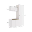 Ver imagem 2 de Conjunto para Banheiro Kappesberg Celeste 3 Peças Branco 130cm