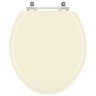 Assento Sanitario Poliester Convencional Oval Palha (bege Claro) para Vaso Icasa - 1
