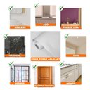 Ver imagem 3 de Papel de Parede Adesivo Lavavel Texturizado Casca Branco Fosco 500x60cm