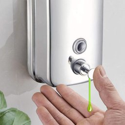 Dispenser Saboneteira Manual Parede Sabonete Líquido Inox 1L HSI1000 - 9