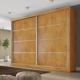Guarda Roupa Verona Plus 2 Portas Mdf - Mademarcs - 1